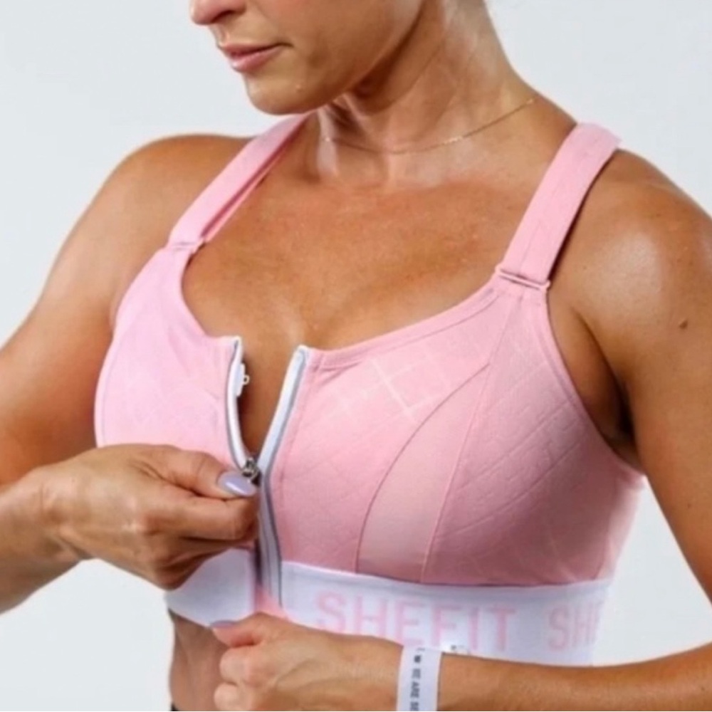 SHEFIT Pink Ultimate High Impact Sports Bra size XS